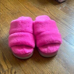 Fluffy Pink Slippers